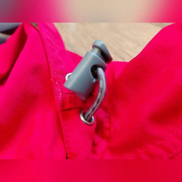 The North Face Vibrant Red Jacket with Gray Details - Picture 9 of 14